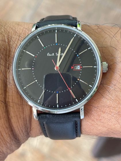 PAUL SMITH P10085 Quartz Analog Leather Stainless Men's Watch Preowned รูปที่ 18