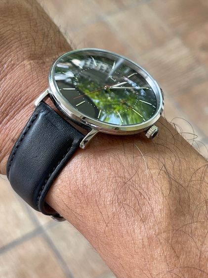 PAUL SMITH P10085 Quartz Analog Leather Stainless Men's Watch Preowned รูปที่ 16