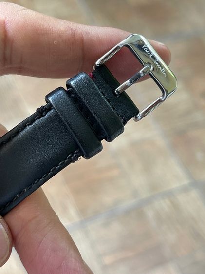 PAUL SMITH P10085 Quartz Analog Leather Stainless Men's Watch Preowned รูปที่ 10