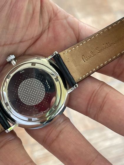 PAUL SMITH P10085 Quartz Analog Leather Stainless Men's Watch Preowned รูปที่ 11