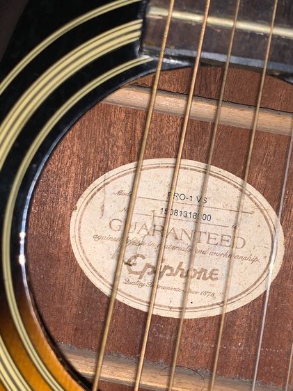 กีตาร์โปร่ง Epiphone รุ่น PRO-1VS  1878 สภาพดีแท้ รูปที่ 4