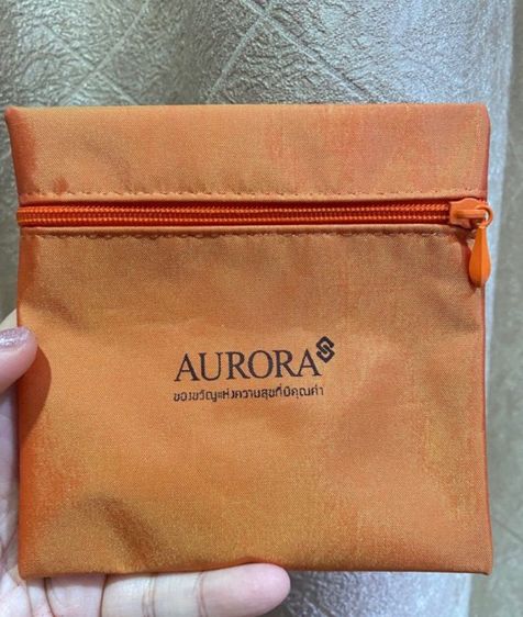 ไม่ระบุ อื่นๆ กระเป๋าใส่ทอง AURORA สีส้มผ้าไหม 