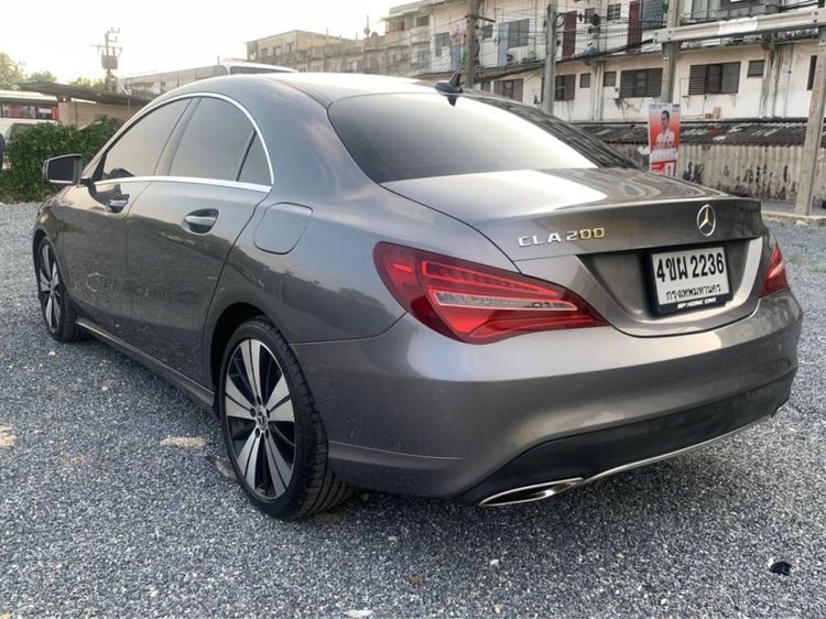 Mercedes-Benz CLA-Class 2018 CLA200 Sedan เบนซิน ไม่ติดแก๊ส เกียร์อัตโนมัติ เทา รูปที่ 4
