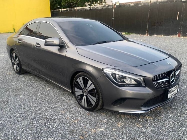 Mercedes-Benz CLA-Class 2018 CLA200 Sedan เบนซิน ไม่ติดแก๊ส เกียร์อัตโนมัติ เทา รูปที่ 3
