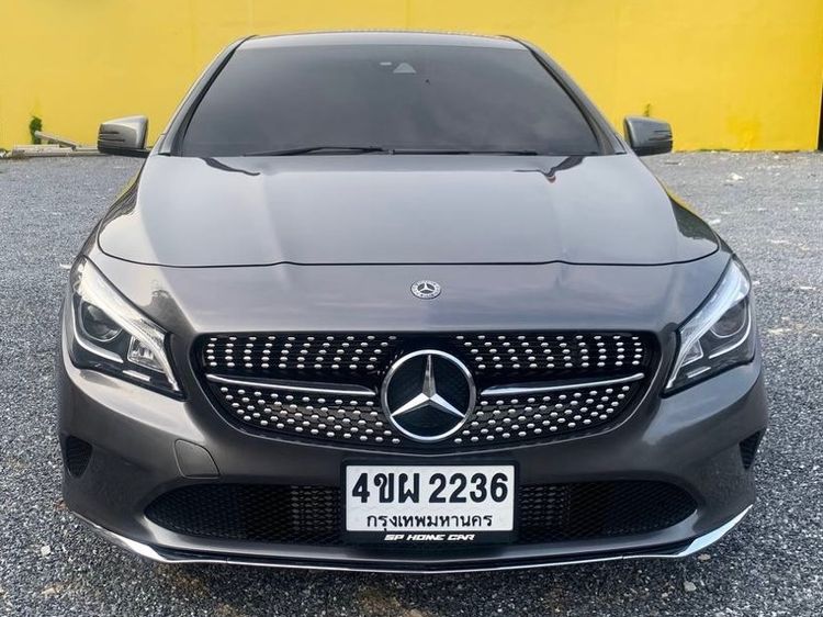 Mercedes-Benz CLA-Class 2018 CLA200 Sedan เบนซิน ไม่ติดแก๊ส เกียร์อัตโนมัติ เทา รูปที่ 2