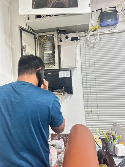 ช่างรับเดินสายแลนภายในบ้านสำนักงานบางกะปิลาดพร้าว รูปที่ 9