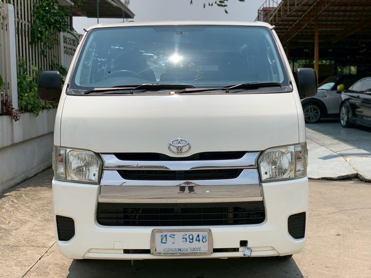 Toyota Hiace 2014 3.0 GL Van ดีเซล เกียร์ธรรมดา ขาว รูปที่ 2