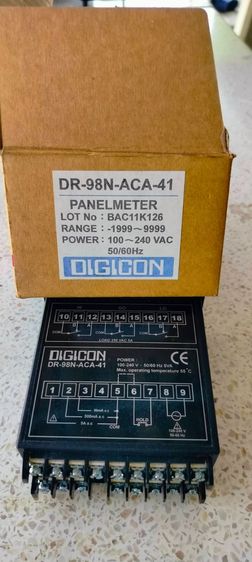 ดิจิตอลมิเตอร์วัดกระแสไฟแรงดันไฟ AC แบบติดแผงDIGICON DR-98N-ACA-41 รูปที่ 3