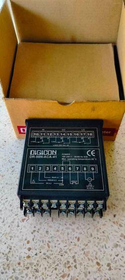 ดิจิตอลมิเตอร์วัดกระแสไฟแรงดันไฟ AC แบบติดแผงDIGICON DR-98N-ACA-41 รูปที่ 2