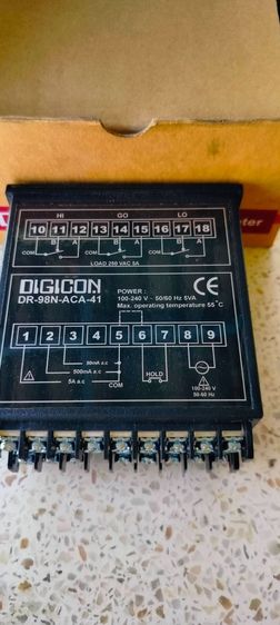 ดิจิตอลมิเตอร์วัดกระแสไฟแรงดันไฟ AC แบบติดแผงDIGICON DR-98N-ACA-41 รูปที่ 6
