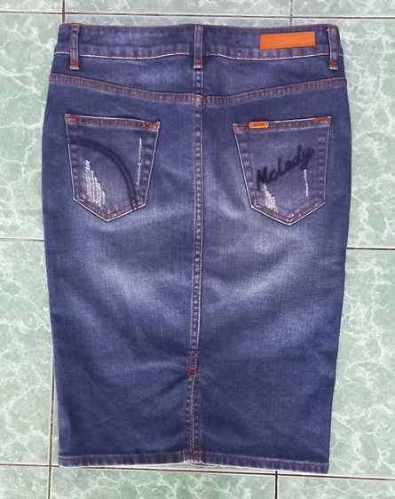 กระโปรงยีนส์ Mc lady ของใหม่ ไซด์ S  ยีนส์ยืด ผ้านิ่ม ใส่สบาย รูปที่ 2