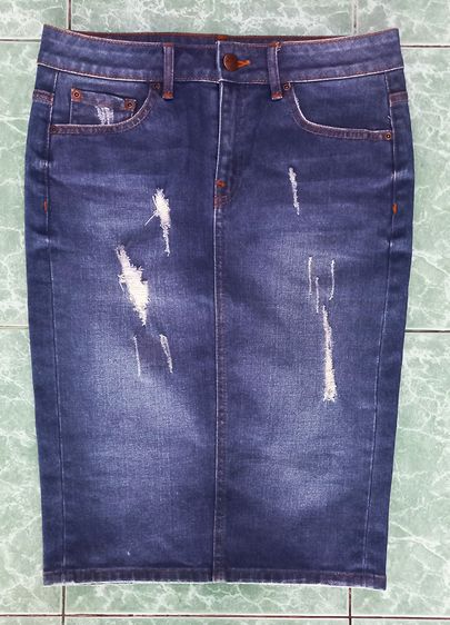 อื่นๆ ฟ้า ไม่มีแขน กระโปรงยีนส์ Mc lady ของใหม่ ไซด์ S  ยีนส์ยืด ผ้านิ่ม ใส่สบาย