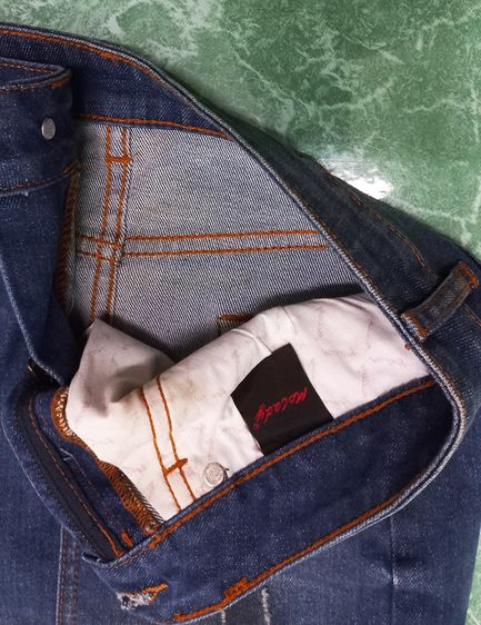 กระโปรงยีนส์ Mc lady ของใหม่ ไซด์ S  ยีนส์ยืด ผ้านิ่ม ใส่สบาย รูปที่ 3