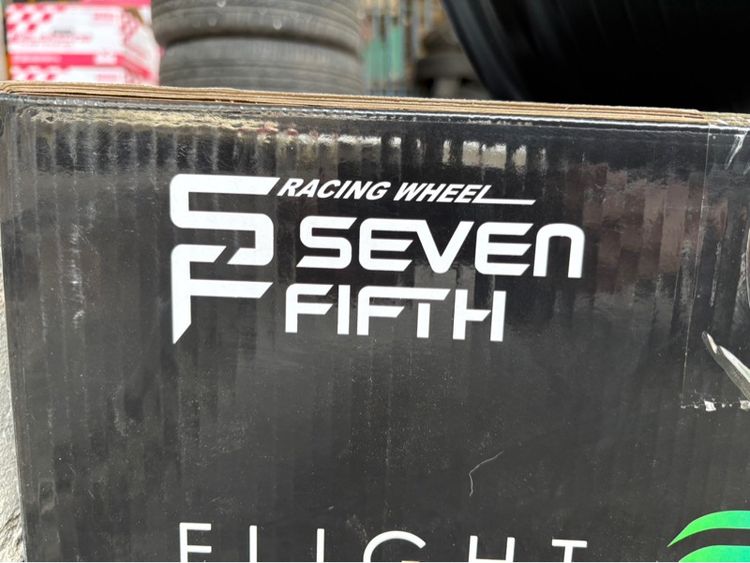 ล้อแม็กมือ1 ขอบ18 ก้านY 5รู100 กว้าง8 ออฟ38 สีดำ ล้อเบา FLOW FORMING งานSEVENFIFTH งานสวยมากๆ รูปที่ 8