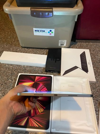 ขายๆๆiPadPro11นิ้วM1สีSpace Gray256กิ๊กมีกล่องอีมี่ตรงใช้งานดีทุกๆฟังชั่นสูนTrueสภาพสวยๆถูกมาก รูปที่ 4