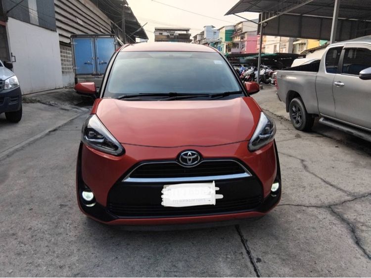 Toyota Sienta 2019 1.5 V Utility-car เบนซิน ไม่ติดแก๊ส เกียร์อัตโนมัติ ส้ม รูปที่ 3