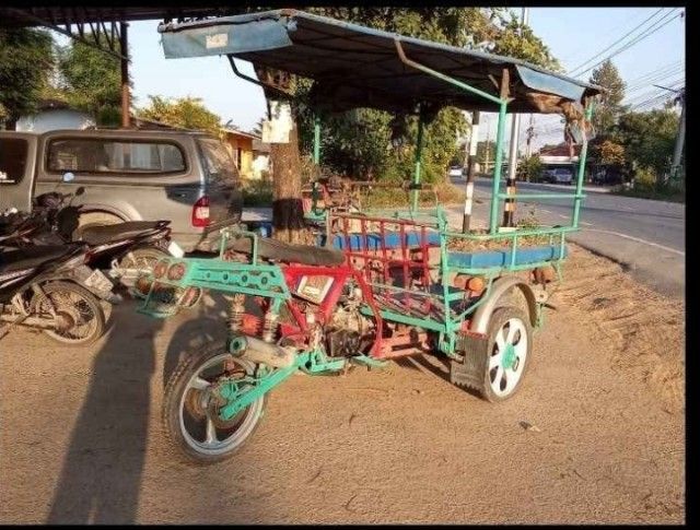 รถสามล้อเข้าไรเข้าสวนมาขับกับได้เลยคับ8000ต่อได้นิดหน่อยคับงดต่อคับผม