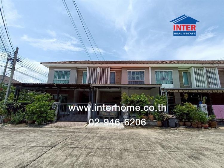 ทาวน์เฮ้าส์ 2 ชั้น 18.7 ตร.ว. หมู่บ้านพฤกษาวิลล์55-1 ซอยสุเหร่าคลองหนึ่ง ซอย13 ถนนพระยาสุเรนทร์ ถนนหทัยราษฏร์ เขตคลองสามวา กรุงเทพมหานคร