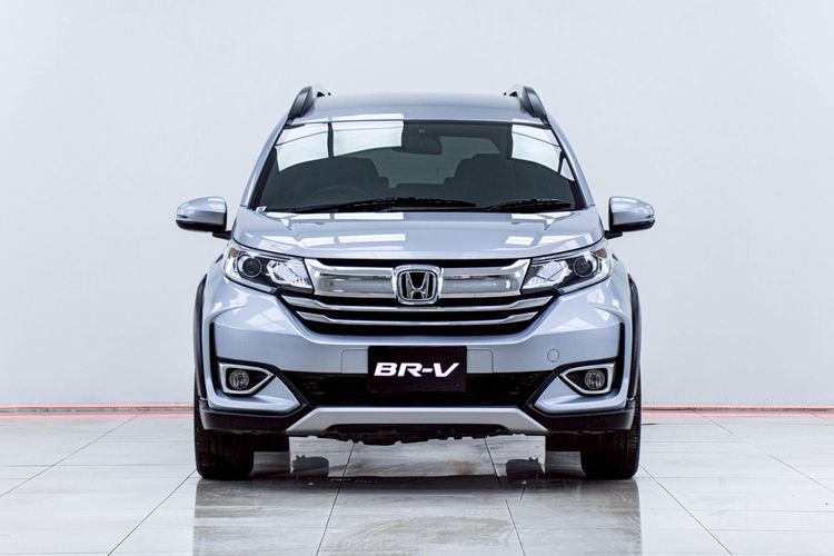Honda BR-V 2019 1.5 SV Utility-car เบนซิน ไม่ติดแก๊ส เกียร์อัตโนมัติ เทา รูปที่ 4