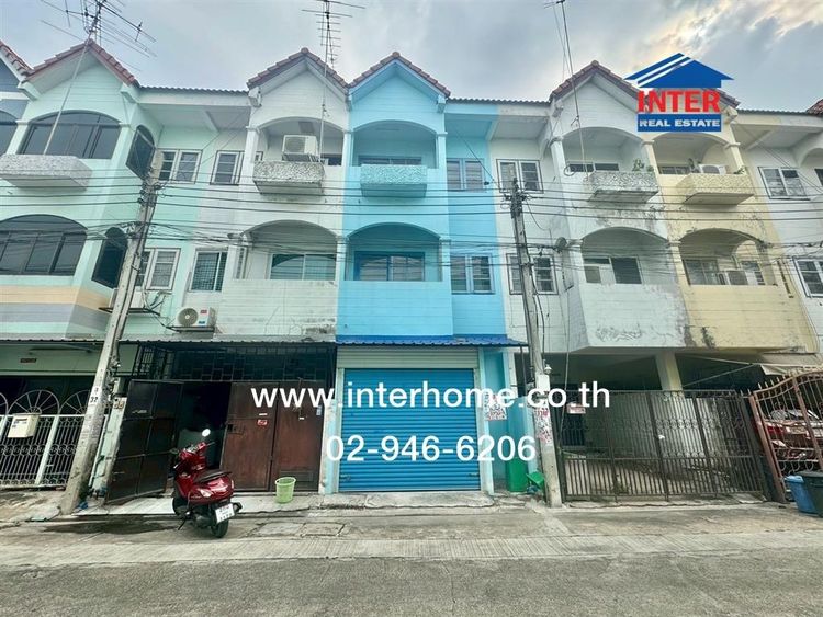 ทาวน์โฮม 3 ชั้น 16 ตร.ว. หมู่บ้านบัวทองธานี ระหว่างซอย14-15 ถนนกาญจนาภิเษก ถนนบางกรวย-ไทรน้อย บางบัวทอง นนทบุรี