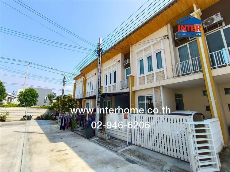 มีบางส่วน ไม่ใช่ ทาวน์เฮ้าส์ 2 ชั้น 16.3 ตร.ว. หมู่บ้านโกลเด้นทาวน์ ชัยพฤกษ์ – วงแหวน ใกล้ Big C ไทรน้อย ซอยในโครงการ17 ถนนกาญจนาภิเษก ถนนบางกรวย-ไทรน้อย ไ