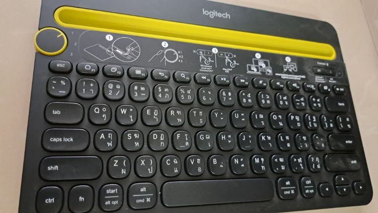คีย์บอร์ด Bluetooth เชื่อมต่อหลายอุปกรณ์ K480

 รูปที่ 2
