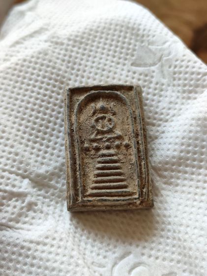 พระสมเด็จพิมพ์ 5 จุดเนื้อผงคลุกรักหลวงพ่อพริ้งวัดบางมะกอกกทม รูปที่ 5