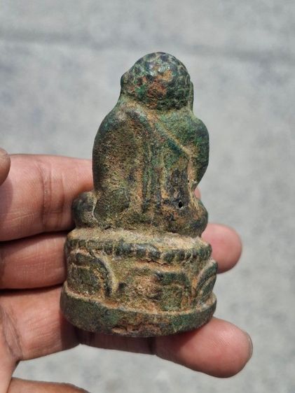 🚩(มาใหม่) พระบูชาสังกัจจายน์เชียงแสนสิงห์ 1 สนิมเขียว รูปที่ 4