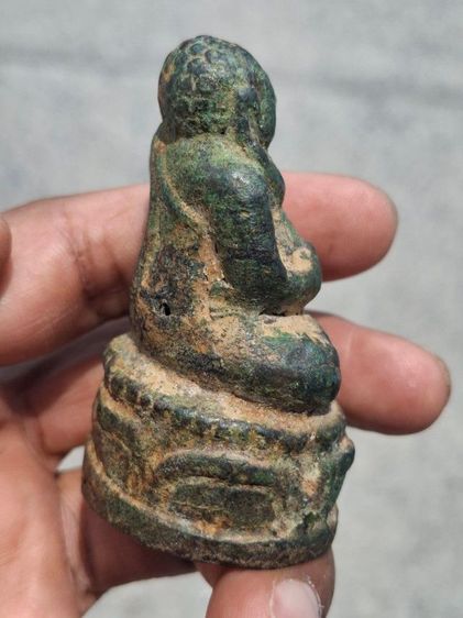 🚩(มาใหม่) พระบูชาสังกัจจายน์เชียงแสนสิงห์ 1 สนิมเขียว รูปที่ 5