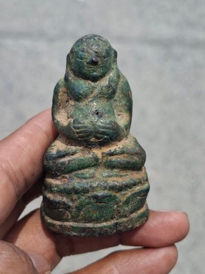 🚩(มาใหม่) พระบูชาสังกัจจายน์เชียงแสนสิงห์ 1 สนิมเขียว