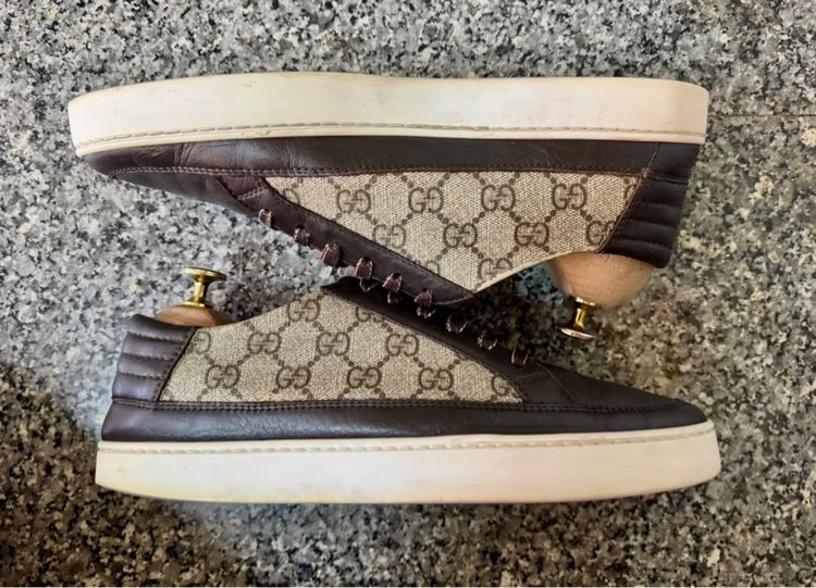 Gucci GG Supreme Dark Brown เบอร์7 รูปที่ 3