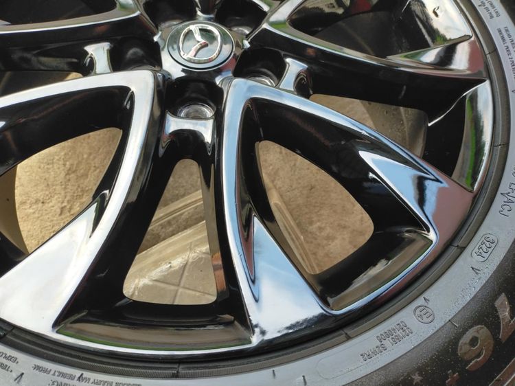 แม็กมาสด้า ขอบ19 สีอบpowder coat พร้อมยางchaoyang 225 55 19 ปี24 มีตุ่มหน้ายางทุกเส้นใส่ CX 5 CX 30 CX 8 ใส่รุ่นอื่น 5 รู 114 รูปที่ 6