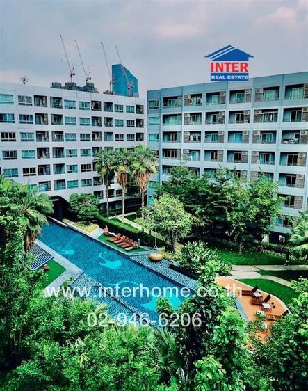 คอนโดมิเนียม 34.03 ตร.ม. เอลลิโอ เดล เรย์ ซอยสุขุมวิท64 ถนนสุขุมวิท ถนนบางนา เขตพระโขนง กรุงเทพมหานคร