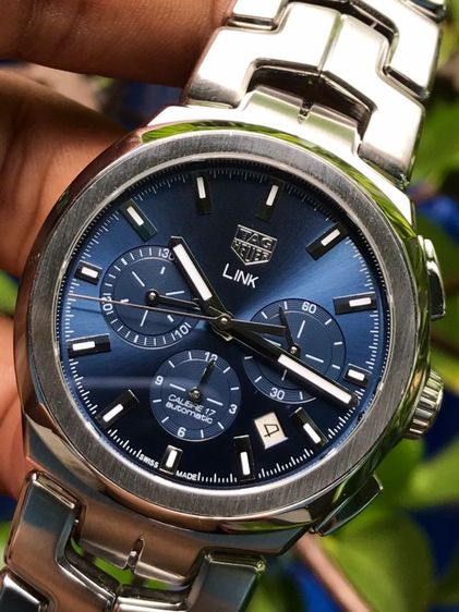 Tag Heuer Link Auto Chronograph Calibre17 Deep Blue Dial CBC2112🇨🇭🇨🇭
   