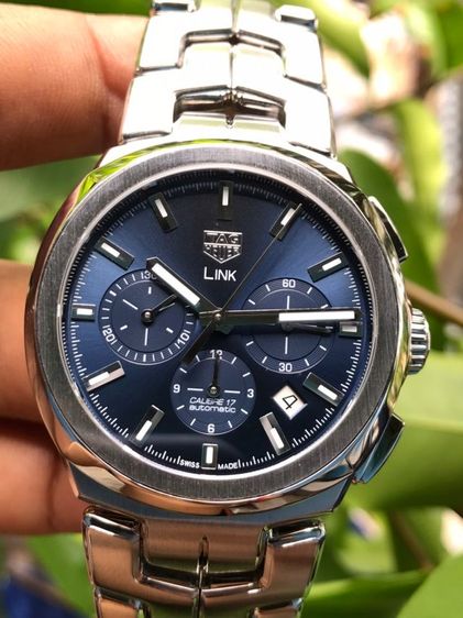 Tag Heuer Link Auto Chronograph Calibre17 Deep Blue Dial CBC2112🇨🇭🇨🇭
    รูปที่ 7