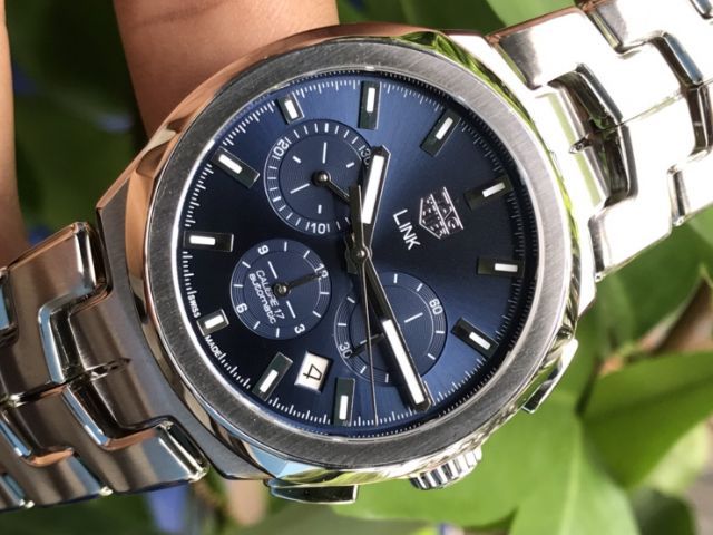 Tag Heuer Link Auto Chronograph Calibre17 Deep Blue Dial CBC2112🇨🇭🇨🇭
    รูปที่ 2