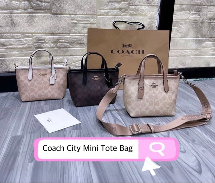 Coach Mini Tote 6”  รูปที่ 5