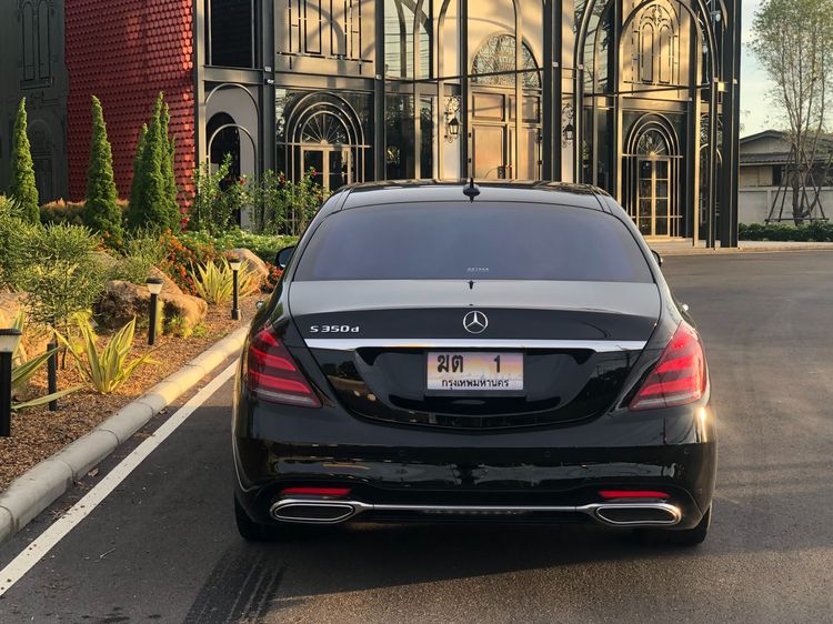 Mercedes-Benz S-Class 2018 S350 CDI Sedan ดีเซล ไม่ติดแก๊ส เกียร์อัตโนมัติ ดำ รูปที่ 4