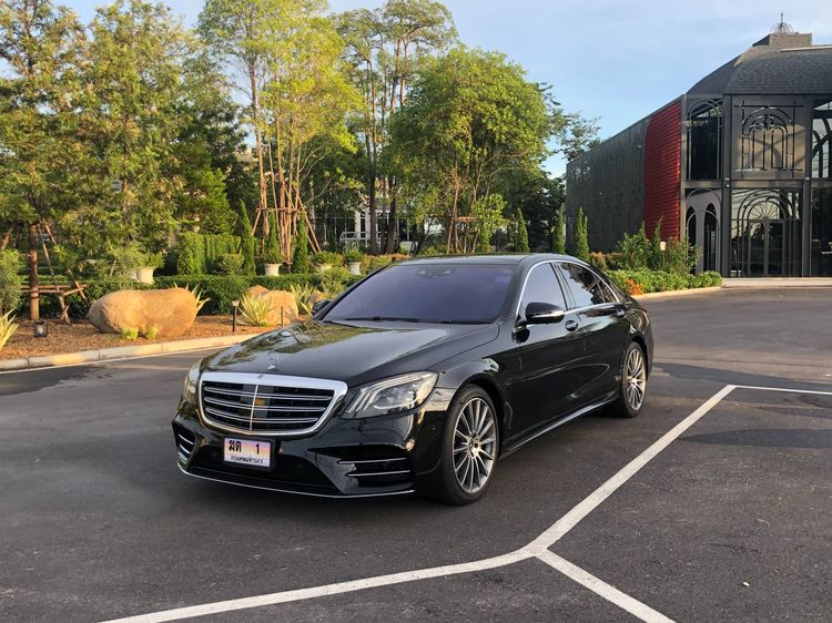 Mercedes-Benz S-Class 2018 S350 CDI Sedan ดีเซล ไม่ติดแก๊ส เกียร์อัตโนมัติ ดำ รูปที่ 3