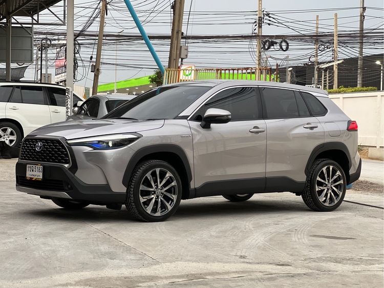 รถ Toyota Corolla Cross 1.8 Hybrid Premium สี เทา