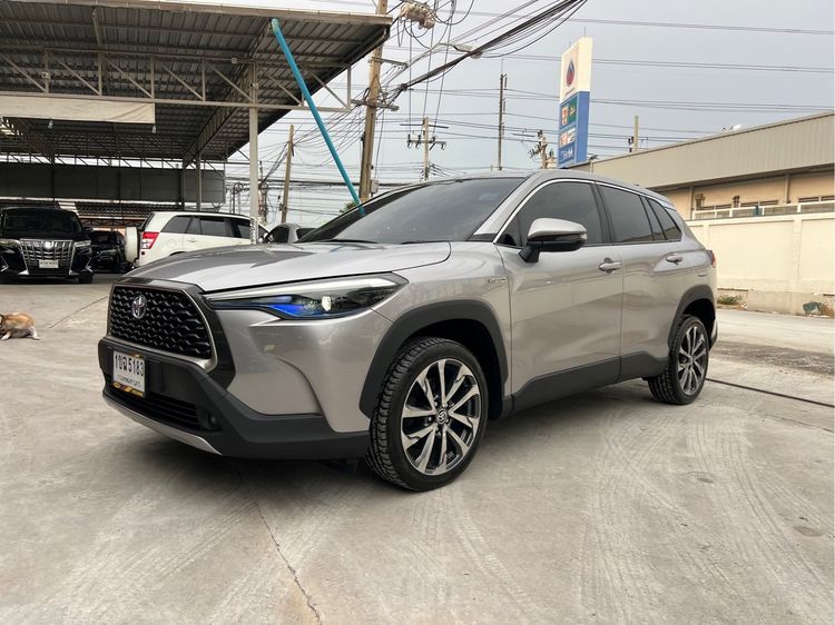 Toyota Corolla Cross 2020 1.8 Hybrid Premium Sedan ไฮบริด ไม่ติดแก๊ส เกียร์อัตโนมัติ เทา รูปที่ 2