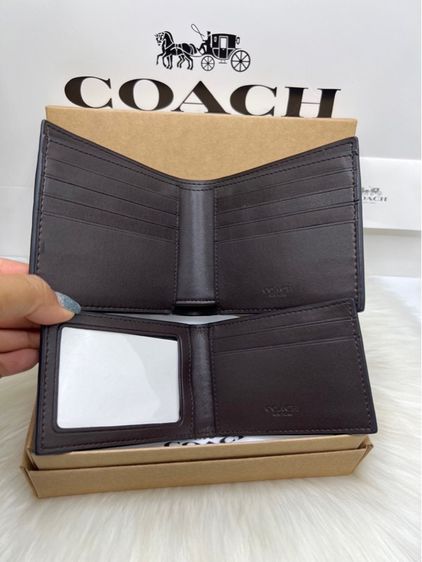 กระเป๋าสตางค์ Coach พร้อมพวงกุญแจ รูปที่ 12