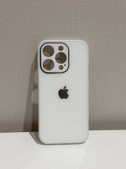 เคสไอโฟน 14pro ด้านข้างเป็นซิลิโคน ด้านหลังเป็นกระจกแข็ง ไม่เป็นรอยนิ้วมือ