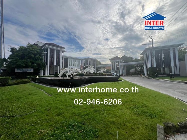 บ้านเดี่ยว 2 ชั้น 58.4 ตร.ว. หมู่บ้านเดอะ เซนโทร รัตนาธิเบศร์ ใกล้ MRT บางพลู แยกบางพลู ถนนบางกรวย-ไทรน้อย ถนนรัสตนาธิเบศร์ บางใหญ่ นนทบุรี