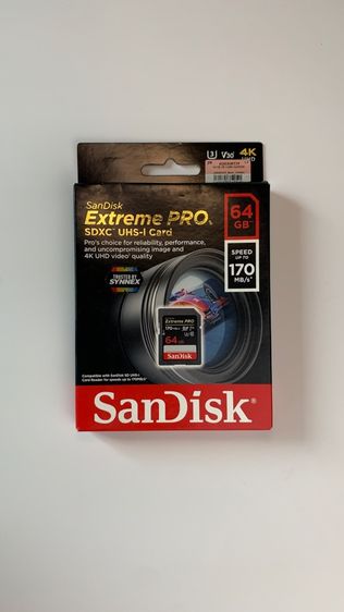 เมมโมรี่การ์ด 64 กิกะไบต์ SANDISK SD CARD