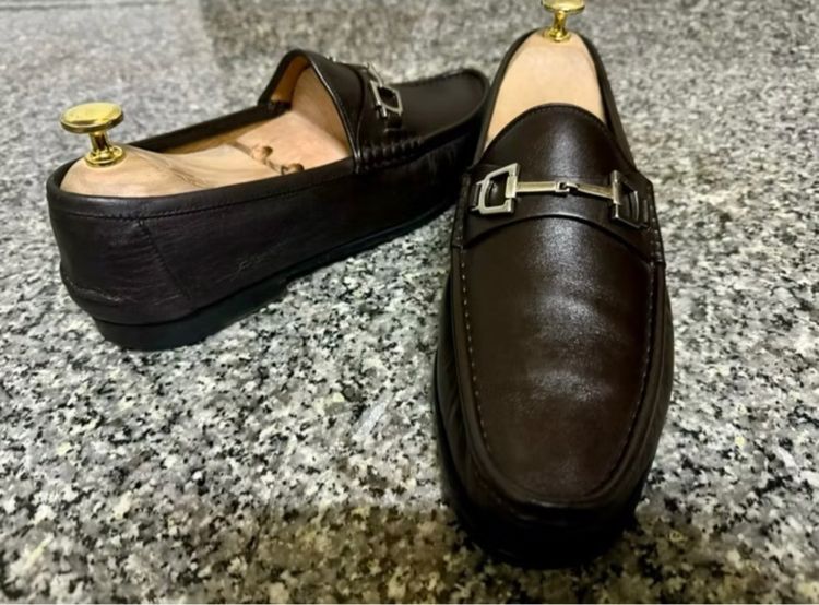 Gucci Brixton Leather Loafers เบอร์41
