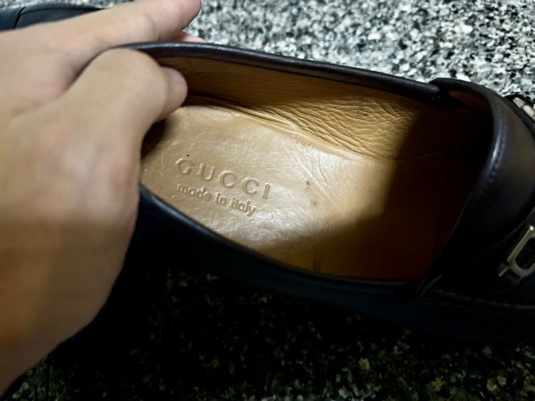 Gucci Brixton Leather Loafers เบอร์41 รูปที่ 6
