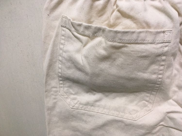 กางเกง ขาสั้น แบรนด์ GU สีขาวอมครีม รูปที่ 10