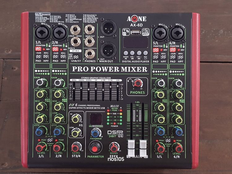POWERMiXER เพาเวอร์มิกเซอร์ AONE รุ่น AX-6D SPR รูปที่ 2
