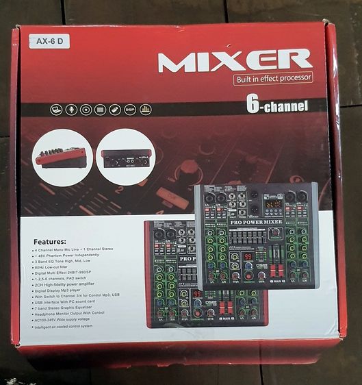 POWERMiXER เพาเวอร์มิกเซอร์ AONE รุ่น AX-6D SPR รูปที่ 5